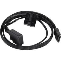 SilverStone Slim SATA 2-in-1 Datakabel + Stroomadapter - thumbnail