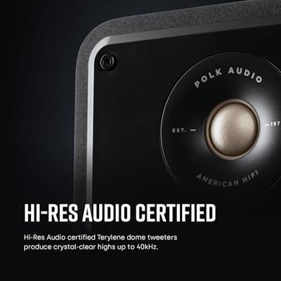 Polk Audio Signature Elite ES60 Vloerluidspreker - Hoge Resolutie, Dolby Atmos & DTS:X Compatibel, Hi-Res Gecertificeerd - Zwart