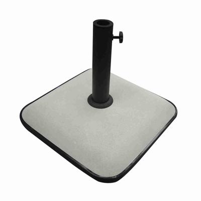 Marbueno Parasol Basis Beton 45X45X7,3 cm 25KG Wit Tuin, Zwembad en Terras 10459