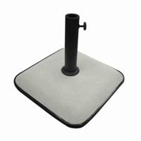 Marbueno Parasol Basis Beton 45X45X7,3 cm 25KG Wit Tuin, Zwembad en Terras 10459 - thumbnail