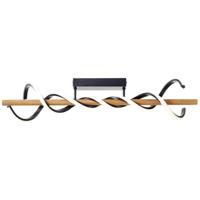 Brilliant G99350/76 Amalia LED-plafondlamp LED LED vast ingebouwd Energielabel: D (A - G) 34 W Hout, Zwart - thumbnail