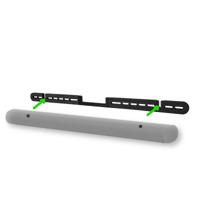 Soundbar Beugel | Sonos® Arc™ | Wand | 10 kg | Vast | ABS / Staal | Zwart - thumbnail