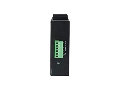 Level One 4x 10/100/1000Base-T transceiver (Gigabit Combo, Gigabit SFP (100/1G), Terminal Block, 12Gbps, 1024KB buffer, 9-60 VDC)