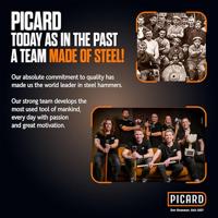 Picard Metselaarshamer | 600 g geruwd | berlijnse vorm | stalen buis | 1 stuk - 0027700 - 0027700 - thumbnail