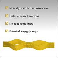 Theraband CLX 22m Dispenser - licht geel - thumbnail