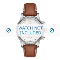 Horlogeband Burberry BU7817 Leder Bruin 20mm - thumbnail