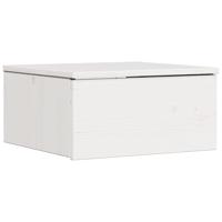 Wandbevestigde nachttafel met lade 2 pcs Wit 37 x 35 x 18,5 cm - thumbnail