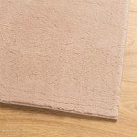 Vloerkleed laagpolig zacht en wasbaar 120x170 cm roze - thumbnail