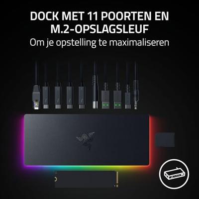RAZER RC21-02290100-R3EK Thunderbolt 5 dockingstation USB-C Power Delivery