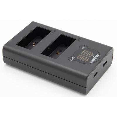 ChiliPower Fuji NP-W126 / NP-W126S dubbellader voor 2 camera accu's (tegelijk)