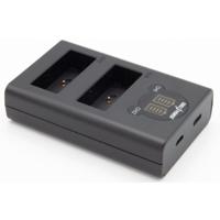 ChiliPower Fuji NP-W126 / NP-W126S dubbellader voor 2 camera accu's (tegelijk) - thumbnail