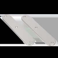 AMI Langschild 250/50/8/1 Geheel Blind F-1 R6,5/R7,3 - 215330 - thumbnail