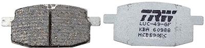 TRW remblokken "mcb 590 brake pad mcb 590 ec organic