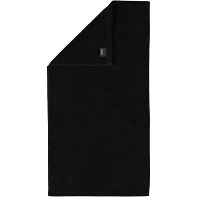Cawö Cawo Lifestyle Uni Handdoek 50x100 Zwart