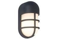 Buitenlamp voordeur donker grijs led 'Bullo' 3000K led warm wit 15W 19 cm - thumbnail