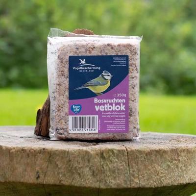 Vogelbescherming Bosvruchtenvetblok