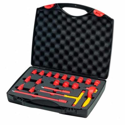 Wiha 43023 43023 Dopsleuteladapterset Vierkant 20-delig Wiha 43023 43023 Dopsleuteladapterset Vierkant 20-delig