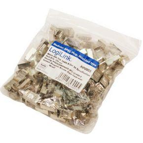 LogiLink MP0003 connector modulair 8P8C Cat5e shielded 100sts. LogiLink MP0003 connector modulair 8P8C Cat5e shielded 100sts.