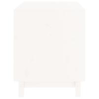 VidaXL Hondenhok 70x50x62 cm massief grenenhout wit - thumbnail