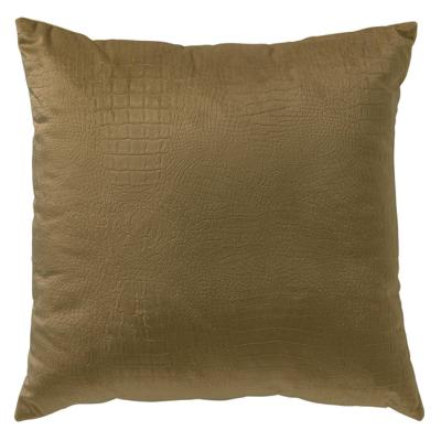 Dutch Decor sierkussen CROCO - 40x40 cm Military Olive