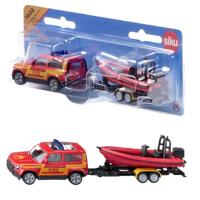 Siku 1608 Land Rover Defender met Boot - thumbnail