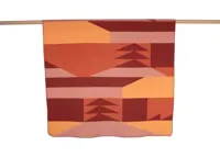 David Fussenegger David Fussenegger SILVRETTA Plaid "Abstrakt" 140x200 bordeaux - thumbnail