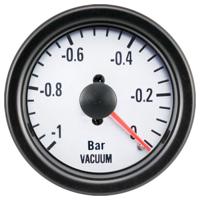 AutoStyle vacuümmeter 52 mm 12 Volt wit/zwart - thumbnail