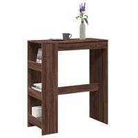 Bartafel met rekken 90x40x103,5 cm bewerkt hout bruin eiken - thumbnail