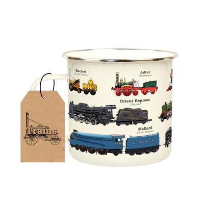 Gift Republic Trein - Emaille Mok