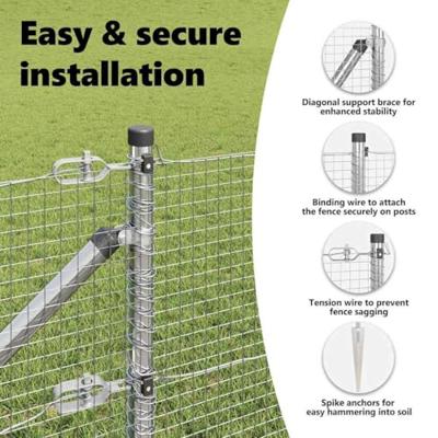 VidaXL Afrasteringspaal zilver 25 x 0,4 m (19 x 19 mm gaas) staal VidaXL Afrasteringspaal zilver 25 x 0,4 m (19 x 19 mm gaas) staal