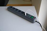 Brennenstuhl 1159710 Eco-Line PDU Stekkerdoos 6 Sockets met Schakelaar en Overspanningsbeveiliging Zwart -1,5 meter - thumbnail
