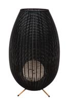 Lucide COLIN IP44 - Oplaadbare Vloerlamp Binnen/Buiten - Accu/Batterij - LED 3 StepDim - 1x3W 3000K - IP44 - Zwart - thumbnail