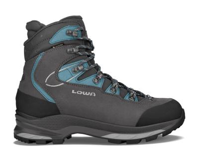 Lowa Mauria Evo GTX Hoge Wandelschoen Dames Anthracite/Turquoise 4,5
