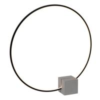 Lucide CIRKELIS - Tafellamp - Ø 83 cm - LED Dimb. - 1x24W 3000K - Zwart - thumbnail