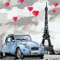 Ravensburger Creart schilderen op nummer - paris - thumbnail