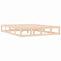 Bedframe massief hout 160x200 cm - thumbnail