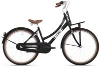 Bikefun Kinderfiets urban city 24 inch met nexus 3 versnelling/remnaaf - mat zwart - thumbnail