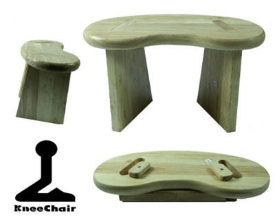 Reismeditatiebankje Essenhout Demontabel