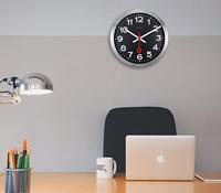 NeXtime NE-3999ARZW Wandklok Dia. 35 Cm, Geborsteld Aluminium, &apos;Station&apos; - thumbnail