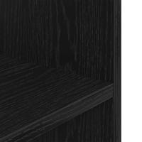 Aquariumstandaard 60x30x60 cm spaanplaat zwart eikenkleurig - thumbnail