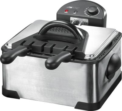 Clatronic FR 3195 Friteuse 4 l 2000 W Zwart, Roestvrijstaal