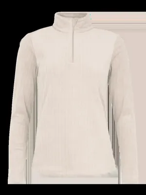 Protest Gail 1/4 Zip Pully Dames Kitoffwhite M/38