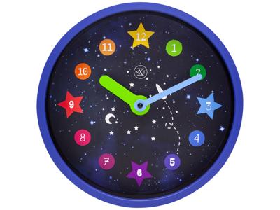 NeXtime NX-7356 Wandklok NXt Apollo Dia 30cm Kunststof Blauw