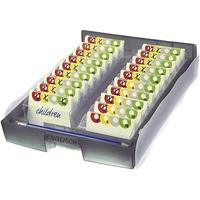 HAN CROCO 9988-693 Flashcards Grijs (doorschijnend) Aantal kaarten (max.): 2.000 kaarten DIN A8 liggend - thumbnail