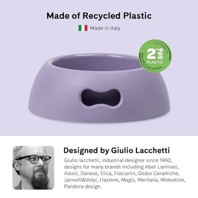 Voerbak voor honden United Pets Pappy 1,1 L Lila Polypropyleen 24.5 cm