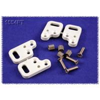 Hammond Electronics 1554FT Behuizingvoet Grijs 4 stuk(s) - thumbnail
