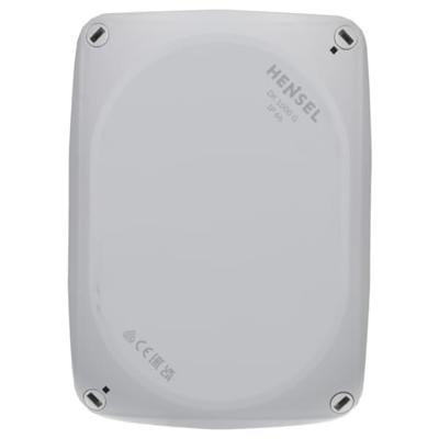 Hensel DK 1000 G Aftakkast (b x h) 180 mm x 130 mm Grijs-wit (RAL 7035) IP66 1 stuk(s) Hensel DK 1000 G Aftakkast (b x h) 180 mm x 130 mm Grijs-wit (RAL 7035) IP66 1 stuk(s)