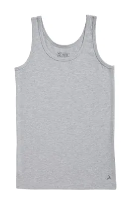 Uni Jongens hemd Organic 31964 - Kinder onderhemd Biologisch katoen - Wit - Zwart - Donkerblauw - Grijs