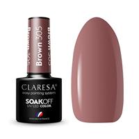 Claresa uv/led gellak 5ml brown 305 classic look - thumbnail