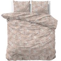 RoyalTextile - Floor Dekbedovertrek Katoen-Satijn - Roze - 240 x 220 - thumbnail